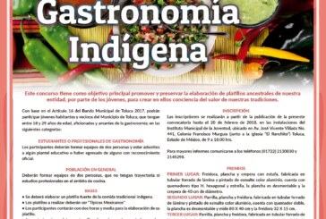 Convoca Toluca al 2º Concurso Municipal de Gastronomía Indígena