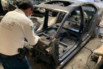 Recuperan seis vehículos con reporte de robo y dos toneladas de autopartes, durante cateo en inmueble de Ecatepec