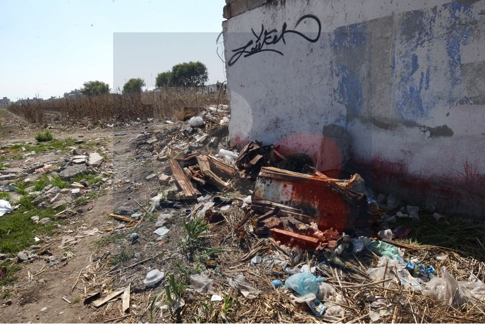 Panteón de san Pedro Totoltepec en Toluca en pleno abandono