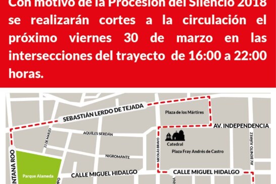 Realizará Policía de Toluca cortes a la circulación el viernes por la noche
