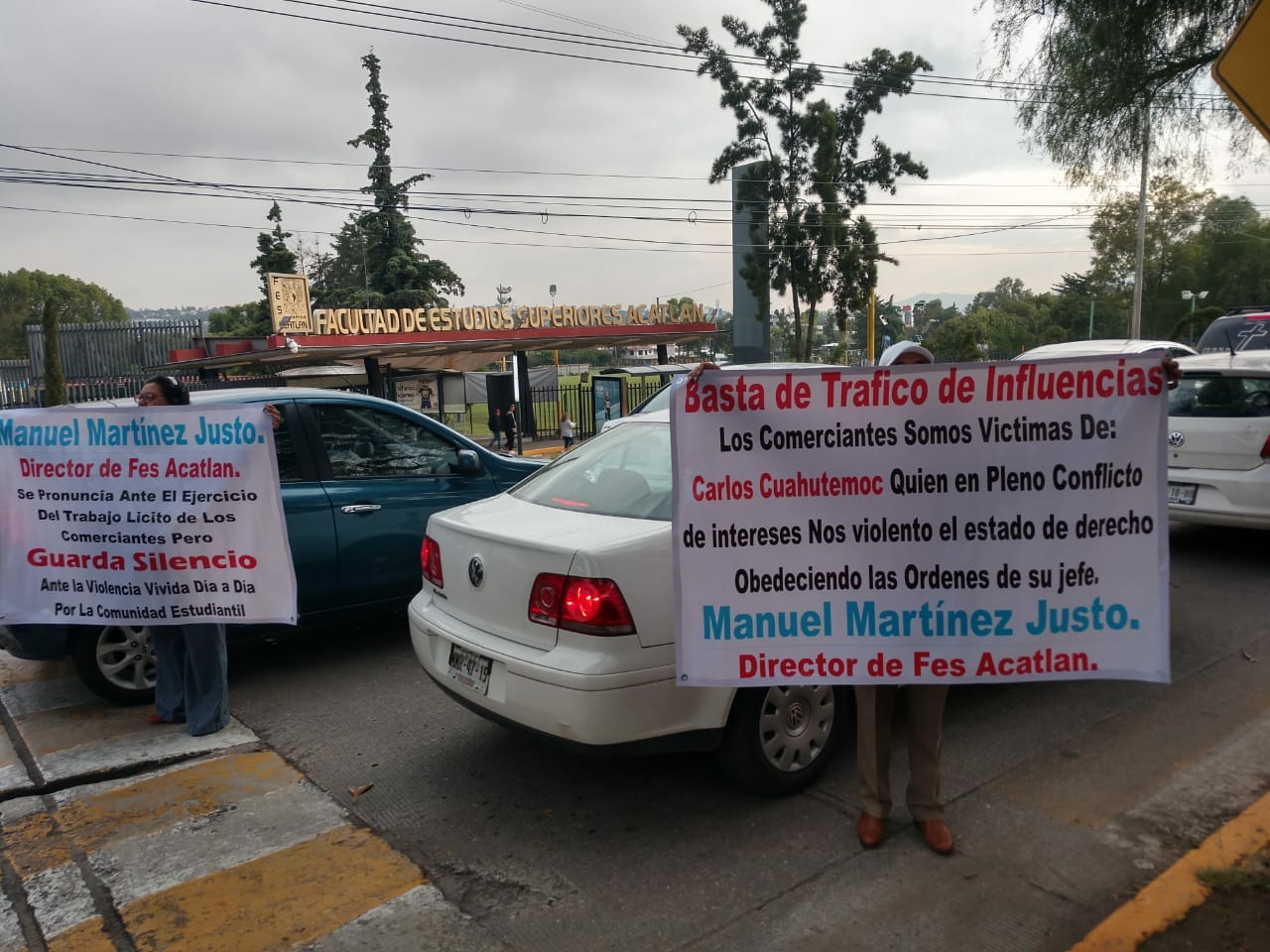Estudiantes y comerciantes denuncian al secretario del Ayuntamiento de Naucalpan  por conflicto de intereses