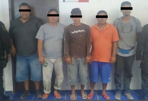 Capturan a cinco hombres por  tráfico de animales y  portación de armas de fuego