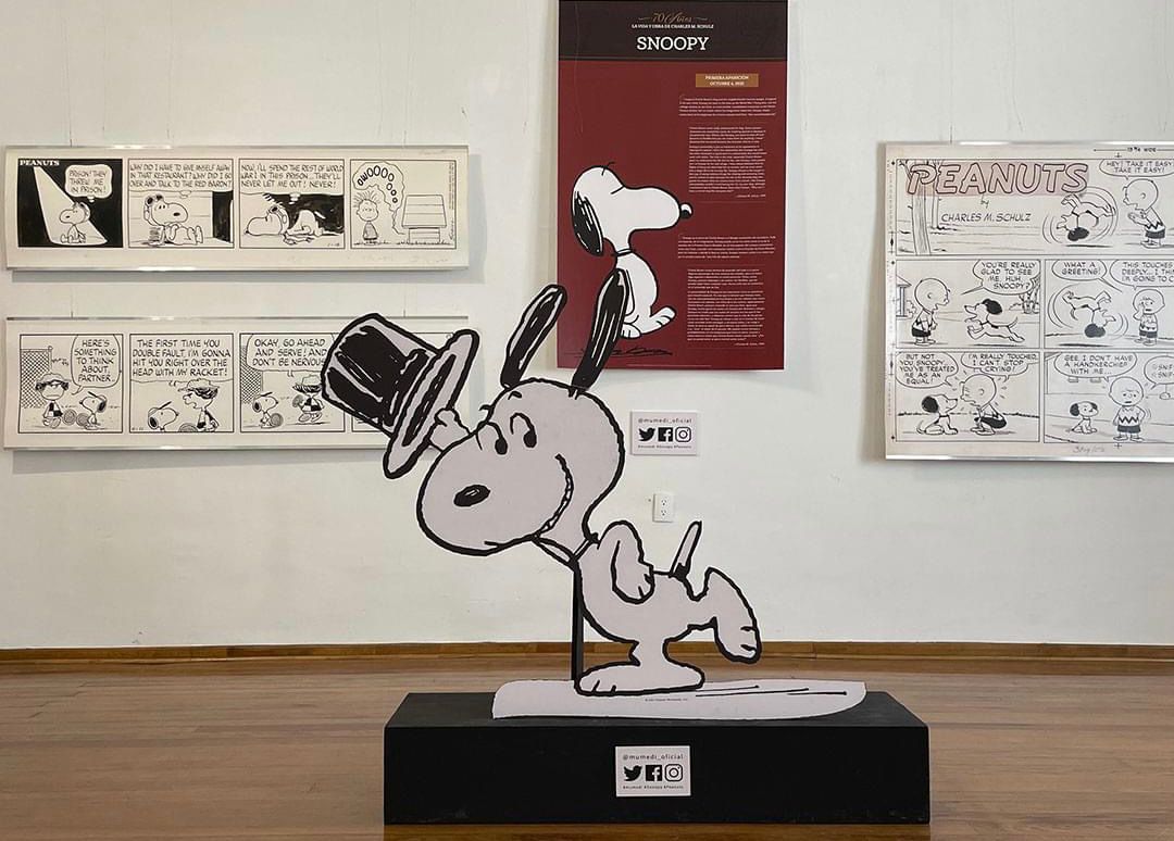 ¡La magia de Snoopy se queda en el Mumedi un tiempo más!. La Secretaría de Turismo de la CDMX invita