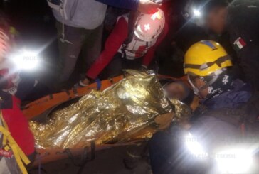 Rescatan a socorrista que sufrió accidente en volcán Iztaccíhuatl