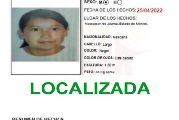 Localizan FGJEM y CBP a dos menores reportadas como desaparecidas en Naucalpan