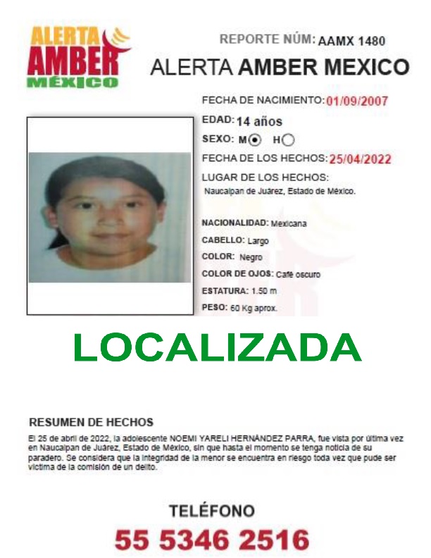 Localizan FGJEM y CBP a dos menores reportadas como desaparecidas en Naucalpan