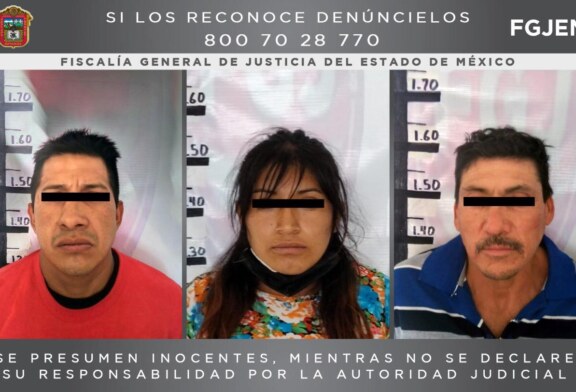 Detienen a tres personas investigadas por extorsionar a conductores de una ruta de transporte público en Ecatepec