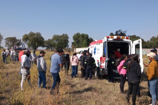 Seis personas lesionadas tras caída de aerostático en Acolman.