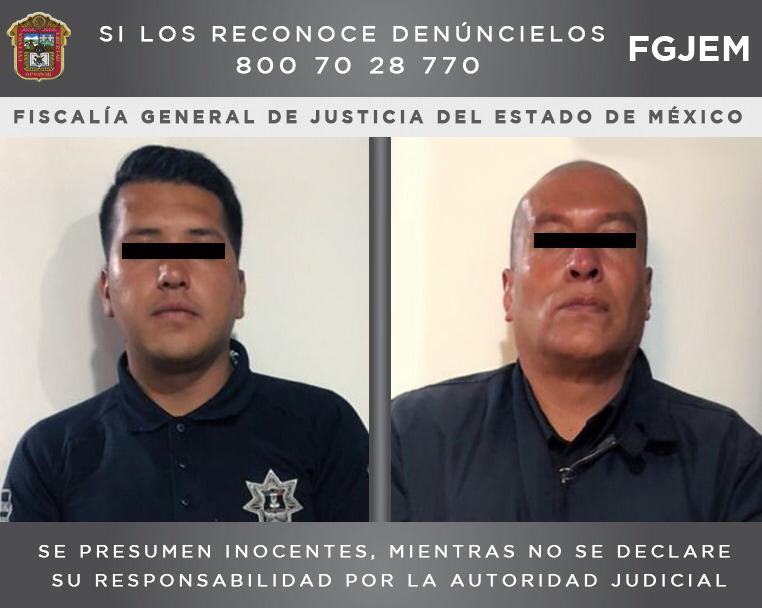 Vinculan a proceso a policía y ex policía municipal de Naucalpan investigados por el delito de extorsión