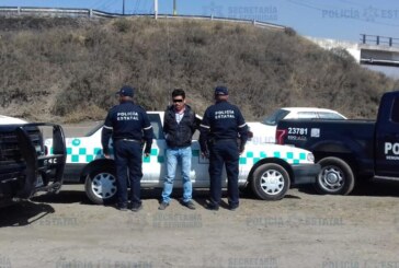 Policías estatales detienen a  probable integrante de una  organización delictiva dedicada al robo de vehículo en el valle de Toluca