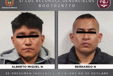 Cumplimentan una orden de aprehensión en contra de dos sujetos por un robo con violencia en Huixquilucan