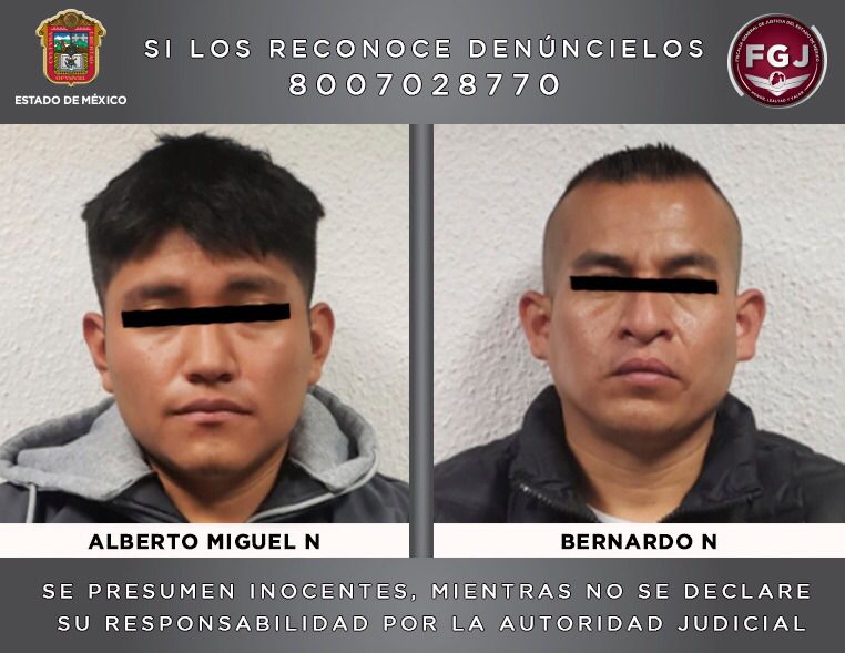 Cumplimentan una orden de aprehensión en contra de dos sujetos por un robo con violencia en Huixquilucan