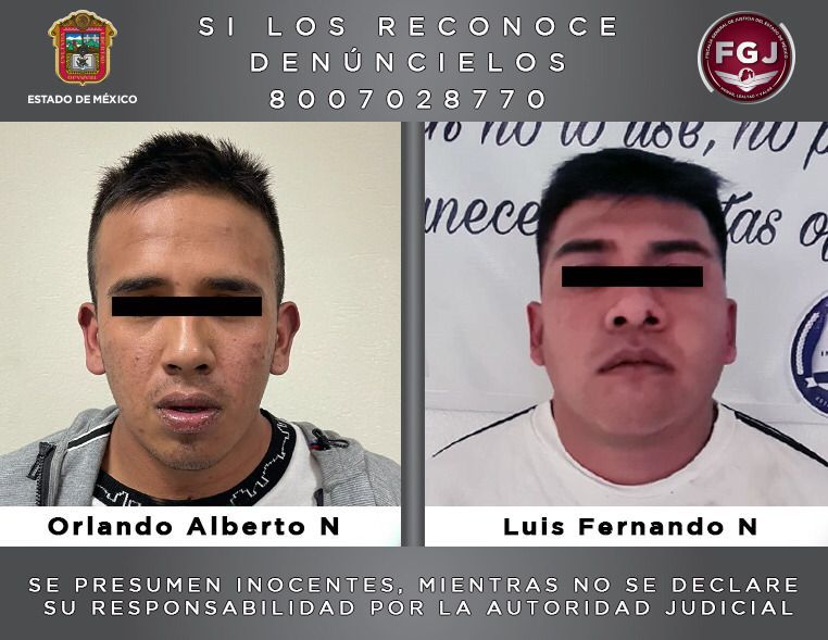 Vinculan a proceso a dos probables partícipes de un robo con violencia en Naucalpan