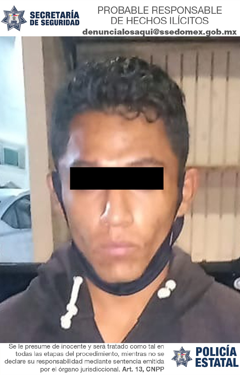 Secretaría de seguridad detiene a probable responsable del delito de robo con violencia a tienda de conveniencia