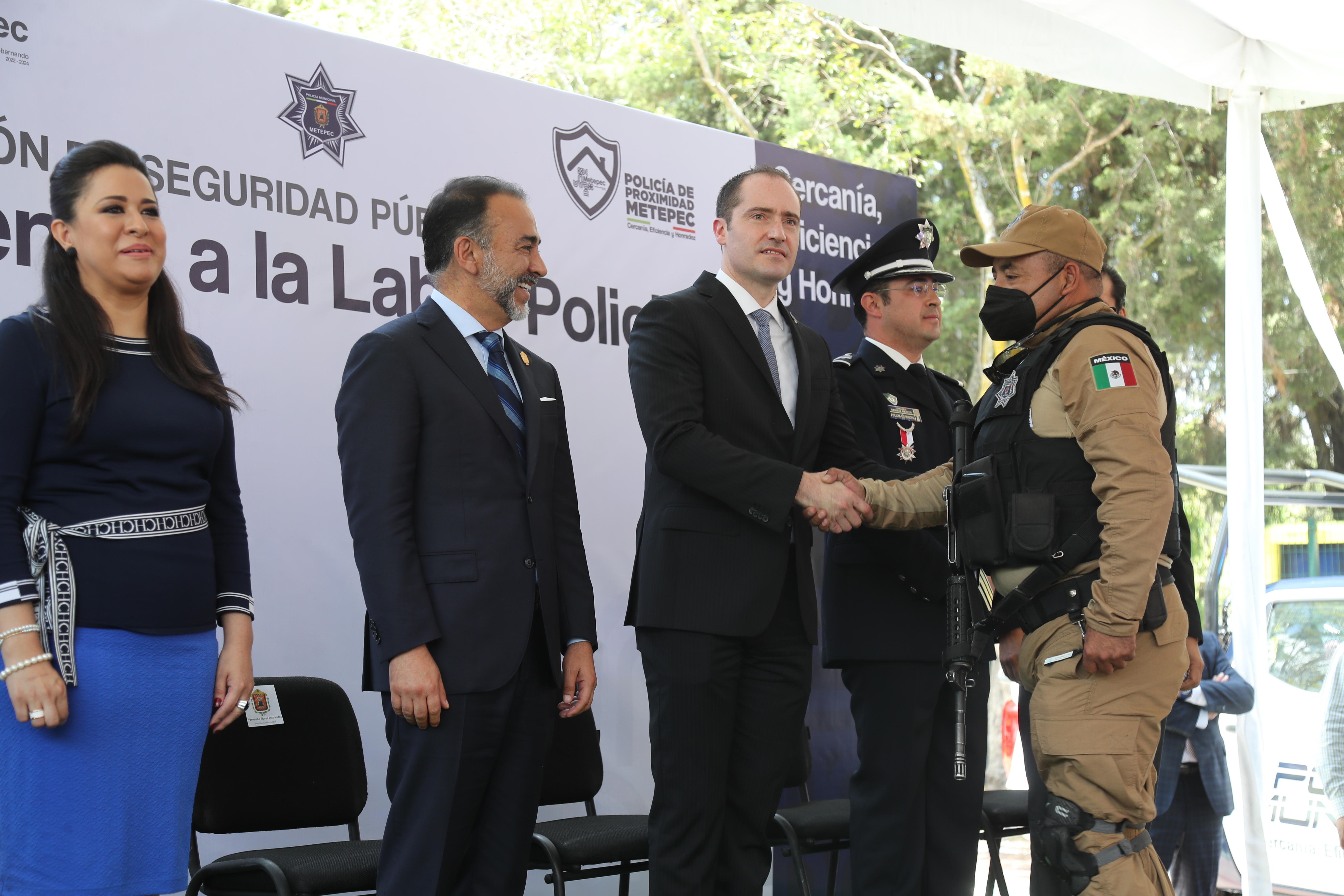 Metepec presenta su nueva policía de proximidad