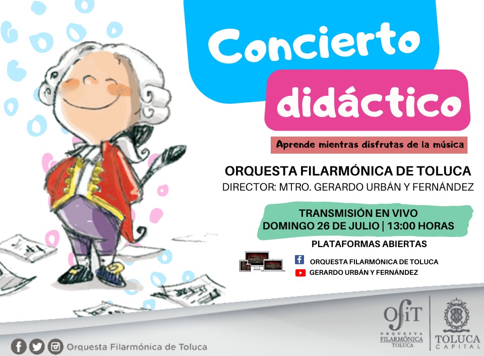 Invita OFiT a disfrutar de la música, a través de Concierto Didáctico