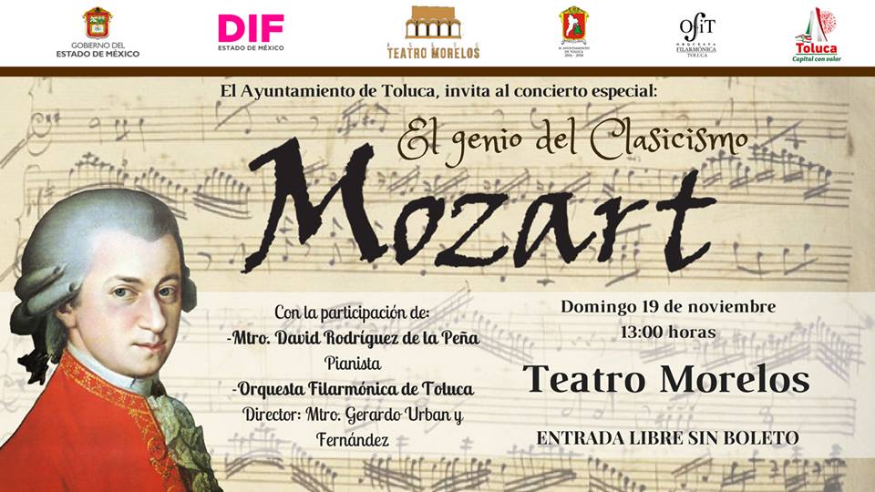 Invita OFiT al concierto especial “Mozart, el genio del clasicismo”