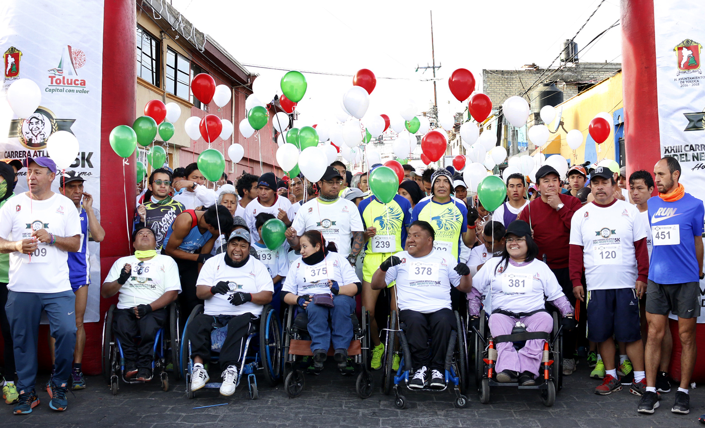 Participan cientos de deportistas  en la XXIII Carrera Atlética Fidel Negrete 5K