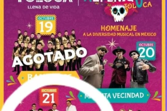 Ayuntamiento de Toluca contrata a Sonora Santanera pirata para Feria del Alfeñique