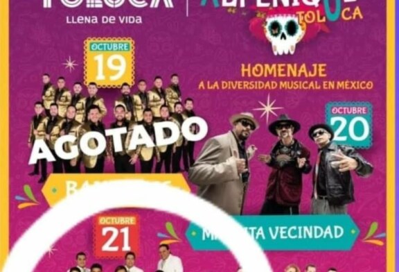 Ayuntamiento de Toluca contrata a Sonora Santanera pirata para Feria del Alfeñique