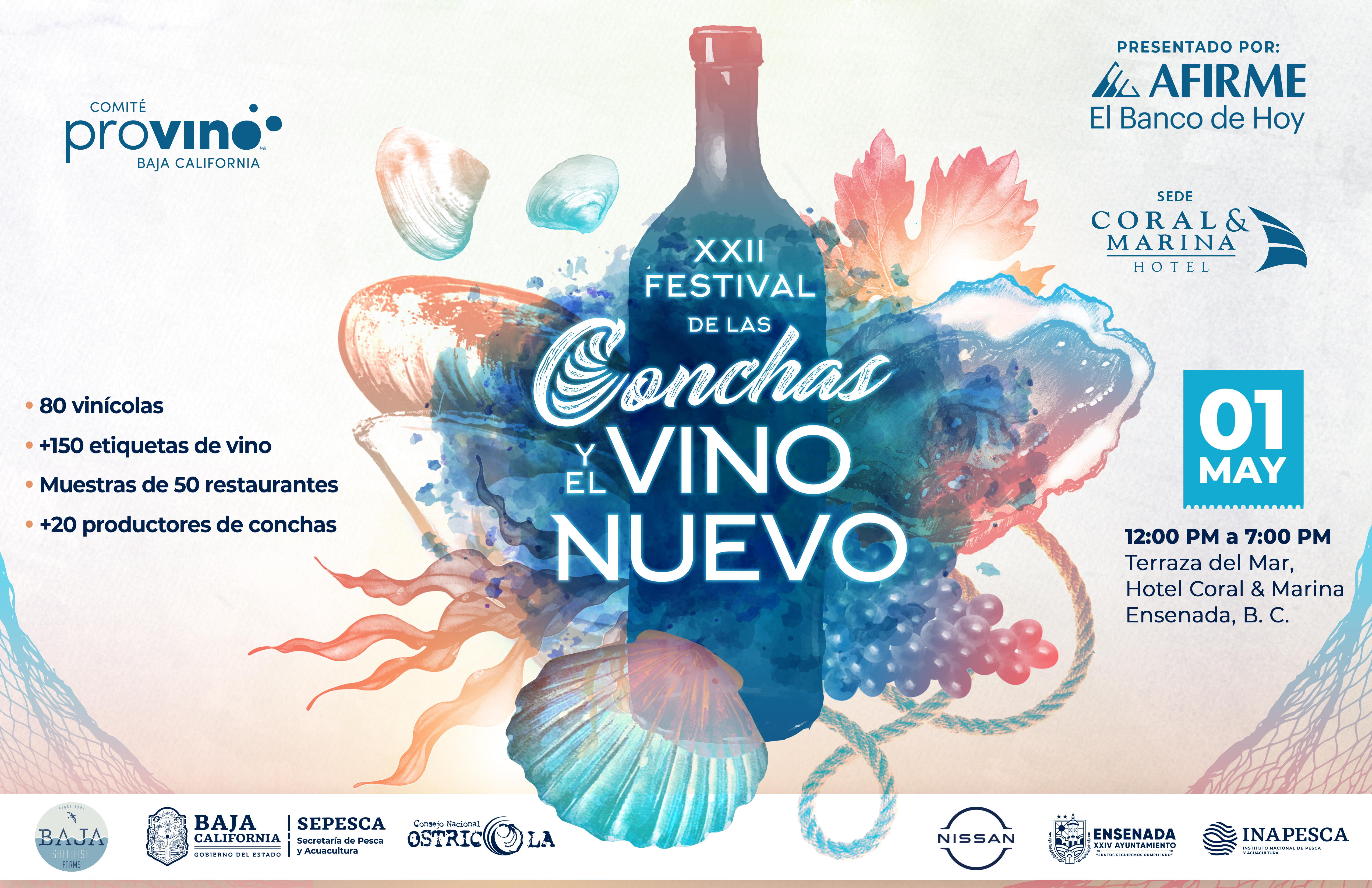 Ya viene el XXII Festival de las Conchas y el Vino Nuevo