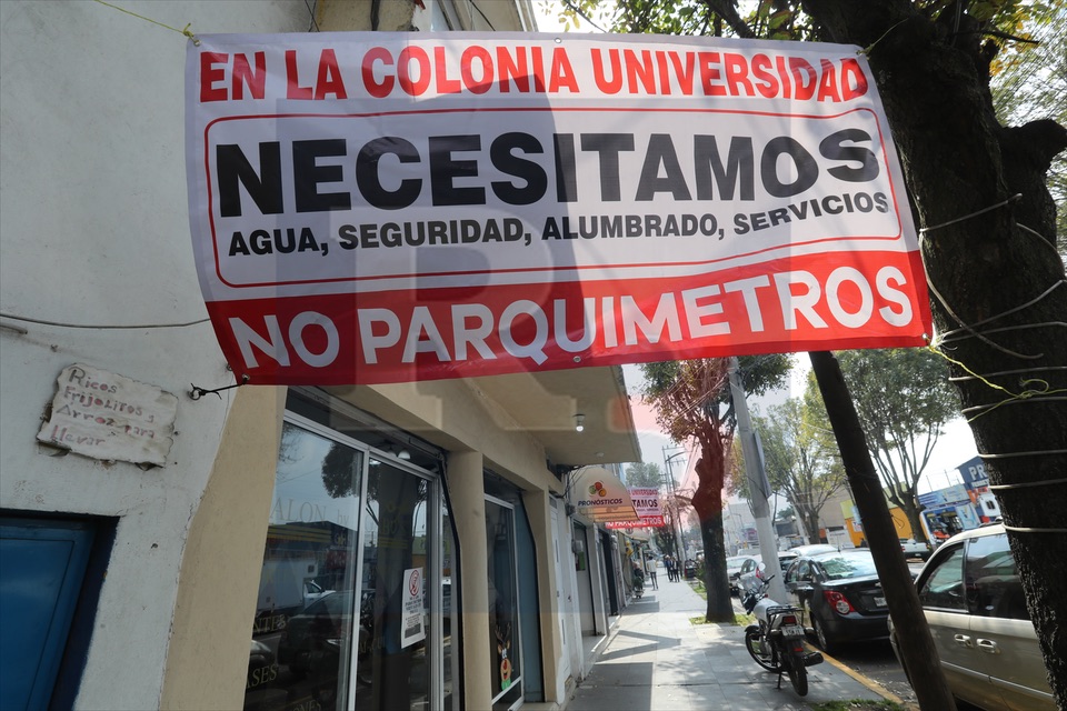 Piden seguridad y servicios, “No Parquímetros”