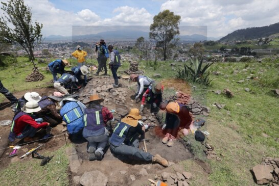 Rescate del Cerro del Toloche, se localizan fragmentos antiguos Matlatzincas