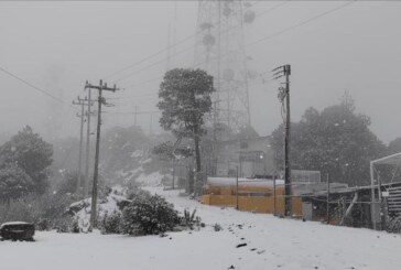 Nuevo Frente Frío llega al centro del país, fuertes vientos, lluvias y nieve en el Edomex