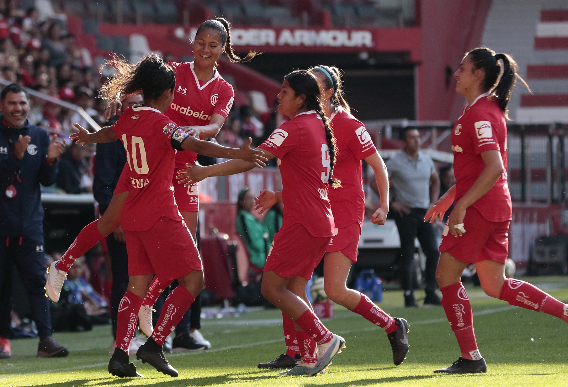 Las Diablas llegaron a 9 encuentros sin derrota, se impusieron en casa 2-0 a Leónen la Jornada 15 del Clausura 2023 de la Liga MX Femenil