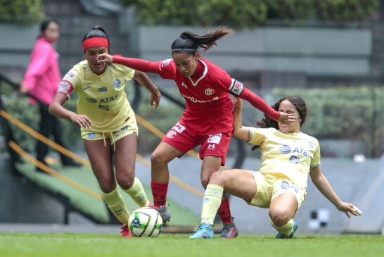 Toluca Femenil Sub-18 se coronó con empate 1-1 ante las Águilas (2-1 global), en el Estadio Azteca