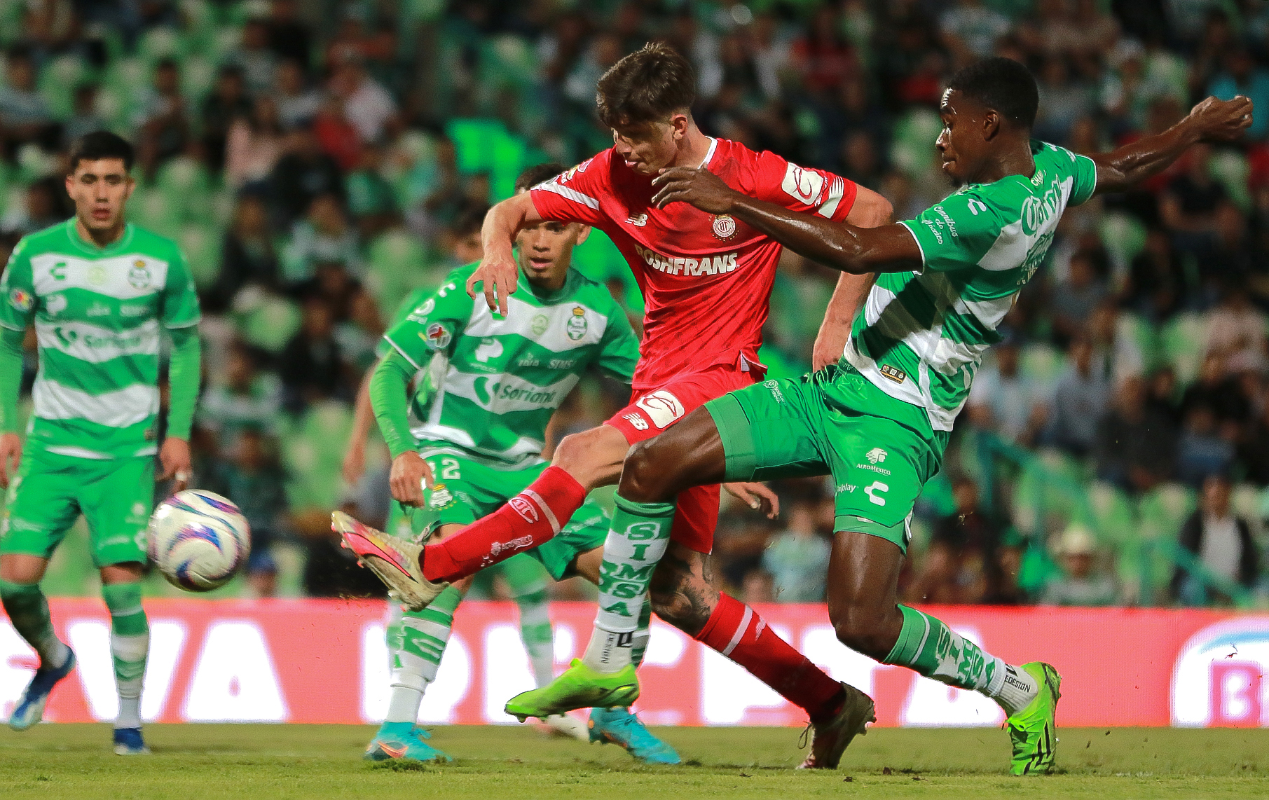 Los Diablos cayeron 3-1 en su visita a Santos Laguna