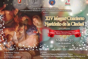 Invita OFiT a XIV Magno Concierto Navideño de la Ciudad
