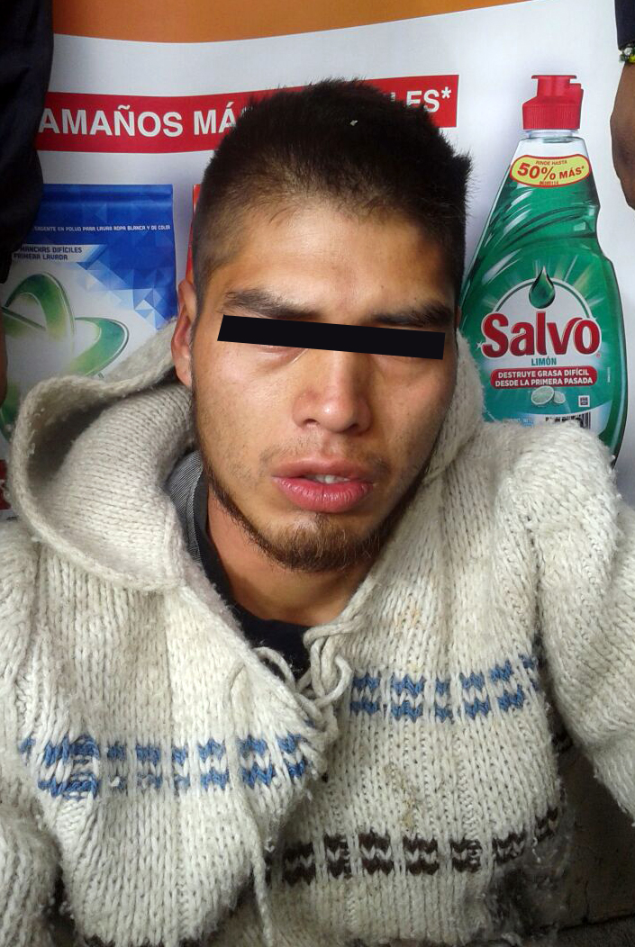 Detiene policía de Toluca a presunto ladrón, gracias a denuncia