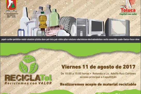 Llega el ReciclaTol a Capultitlán