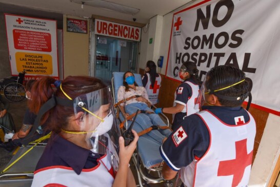 Libres de COVID-19 las instalaciones de Cruz Roja Mexicana en el Edomex