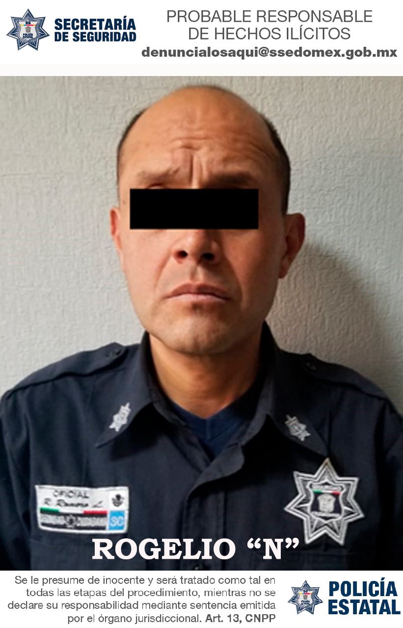 Aprehenden secretaría de seguridad y FGJEM a policía municipal de Tultitlán por su probable responsabilidad en el delito de robo con violencia
