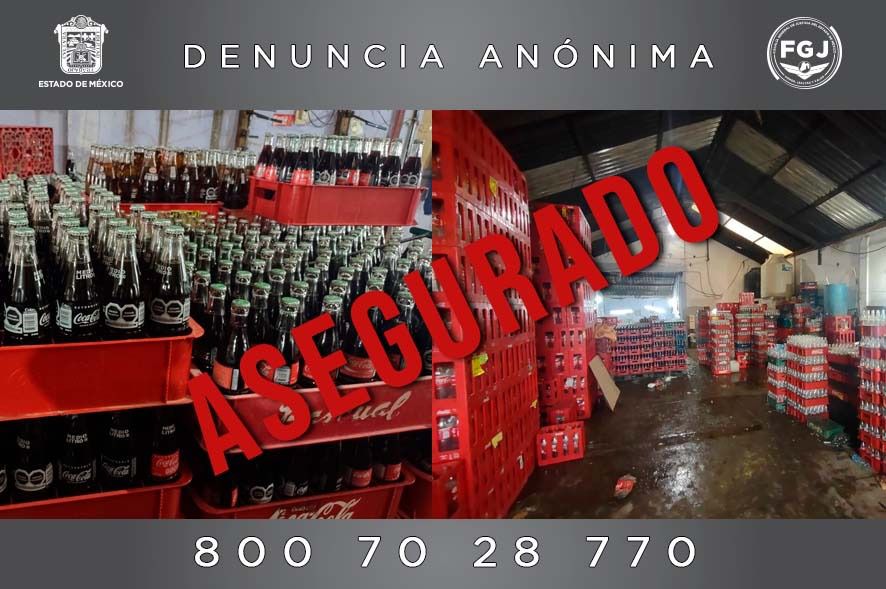 Falsificadores de Coca-Cola se extienden en el Edomex, aseguran otras fábrica clandestina