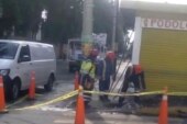 Atienden Bomberos de Toluca fuga de gas natural en la colonia Lázaro Cárdenas