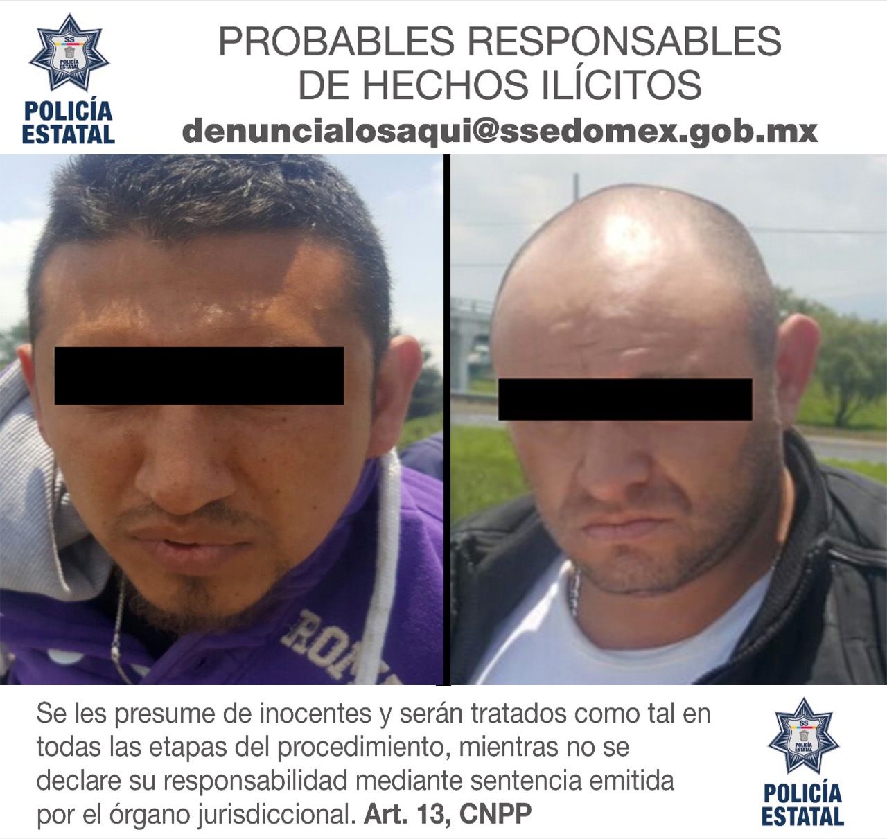 Policías estatales liberan a secuestrado y detienen a dos probables implicados