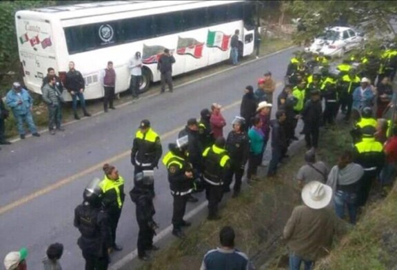 Mandan a mil policías contra una comunidad de Malinalco