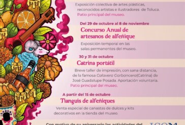 Prepara Museo del Alfeñique extraordinario programa por su 6to. Aniversario