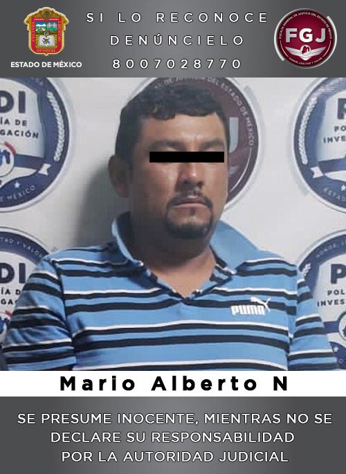 Detiene FGJEM en Puebla a sujeto investigado por el asesinato de una mujer en el municipio mexiquense de Tecámac