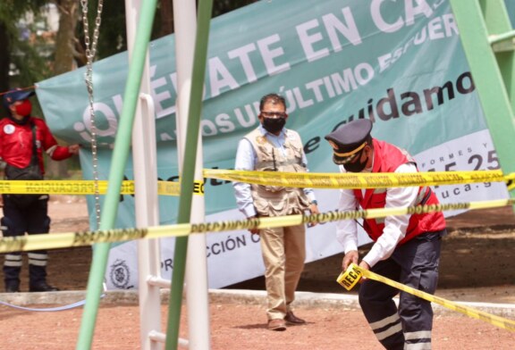 Continúa PCyB de Toluca con el cierre de parques y jardines