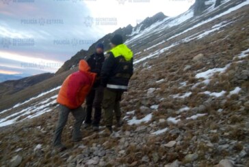 Secretaría de seguridad localiza cuerpo de persona extraviada en el nevado de Toluca