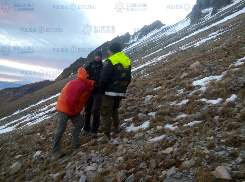 Secretaría de seguridad localiza cuerpo de persona extraviada en el nevado de Toluca