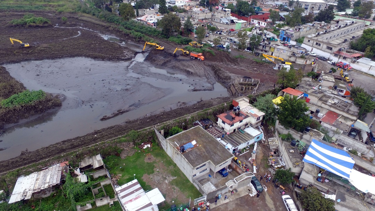 Mantienen trabajo coordinado para limpiar la presa “el ángulo”