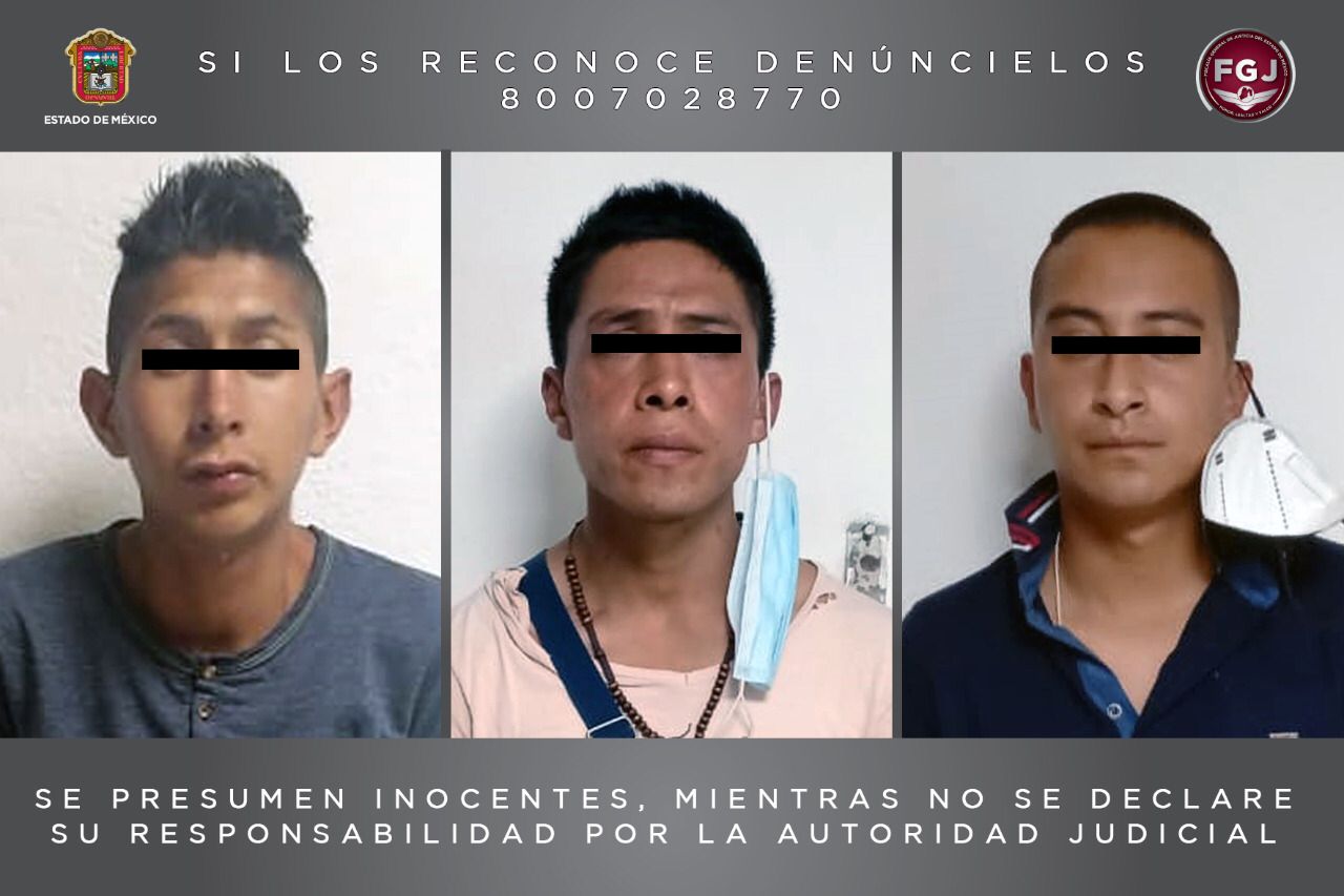 Vinculan a proceso a tres probables extorsionadores detenidos en Toluca 
