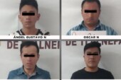 Procesan a cuatro individuos investigados por un asalto a transporte público en Nicolás Romero