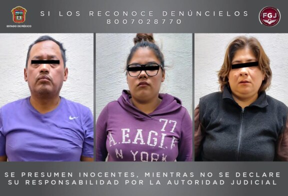 Detienen en Chalco a tres personas que vendían productos lácteos de un programa social del gobierno del Edoméx