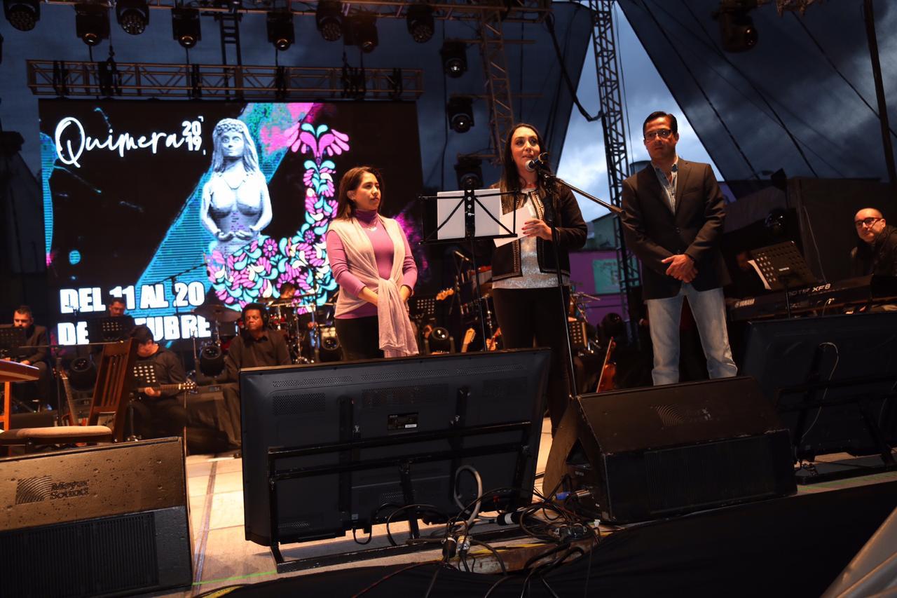 Majestuoso concierto de las tres grandes cierra el festival quimera 2019